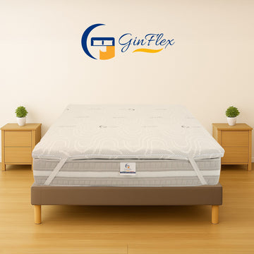 Topper Ginflex Memory Bugnato Sfoderabile