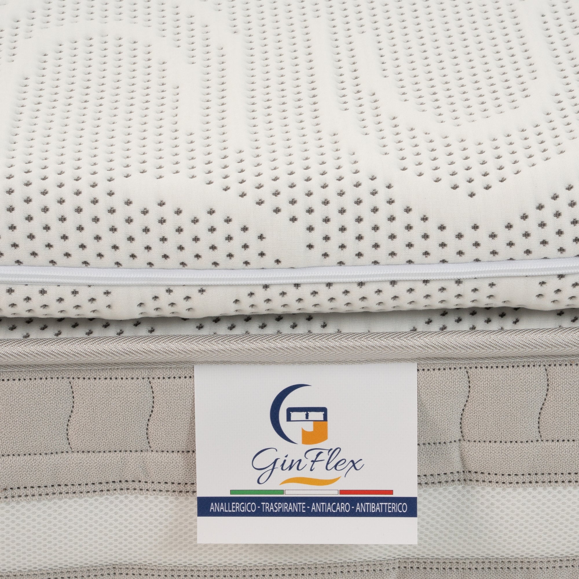 Topper Ginflex Memory Bugnato Sfoderabile