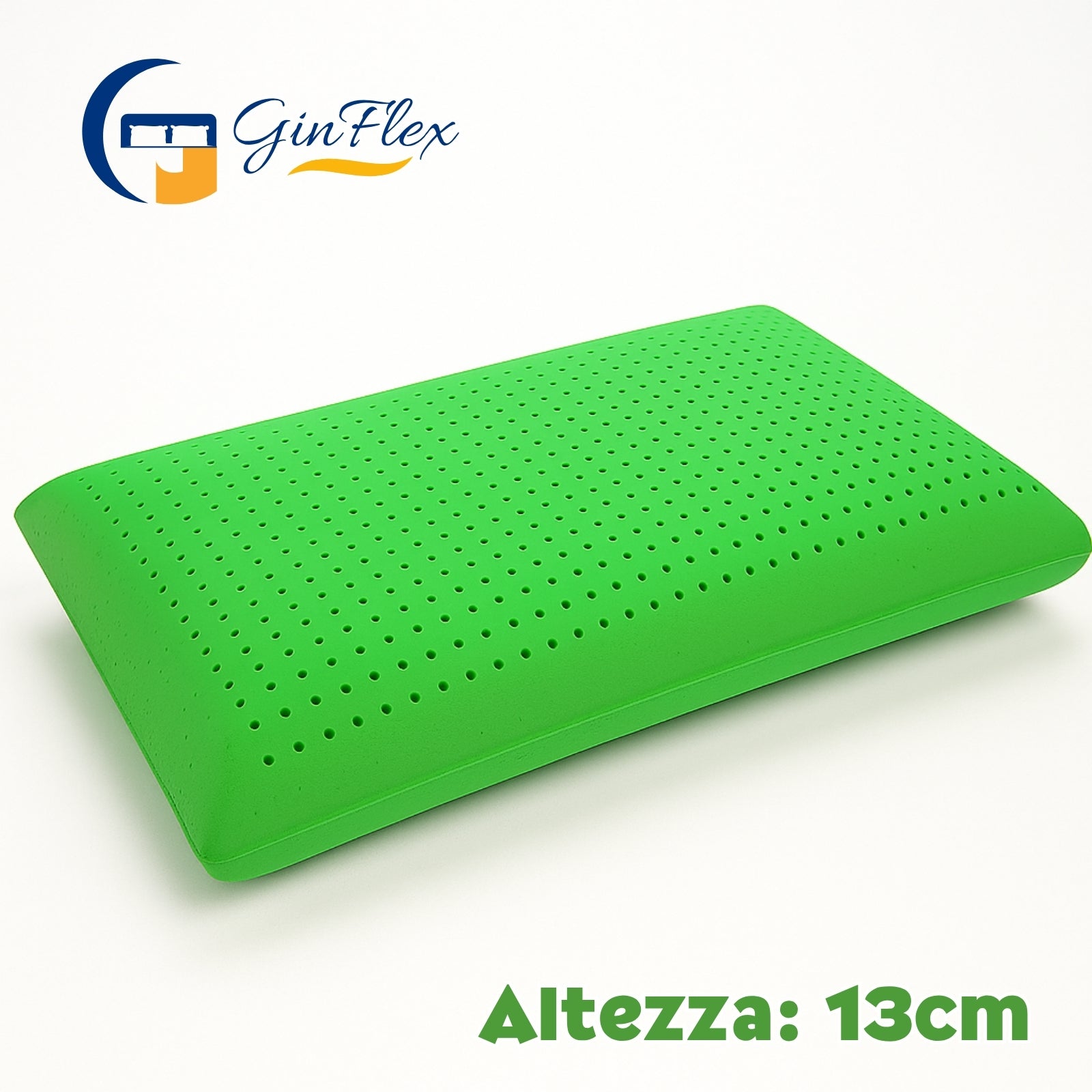 Guanciale Ginflex Memory Greeny | Aroma al Tè Verde