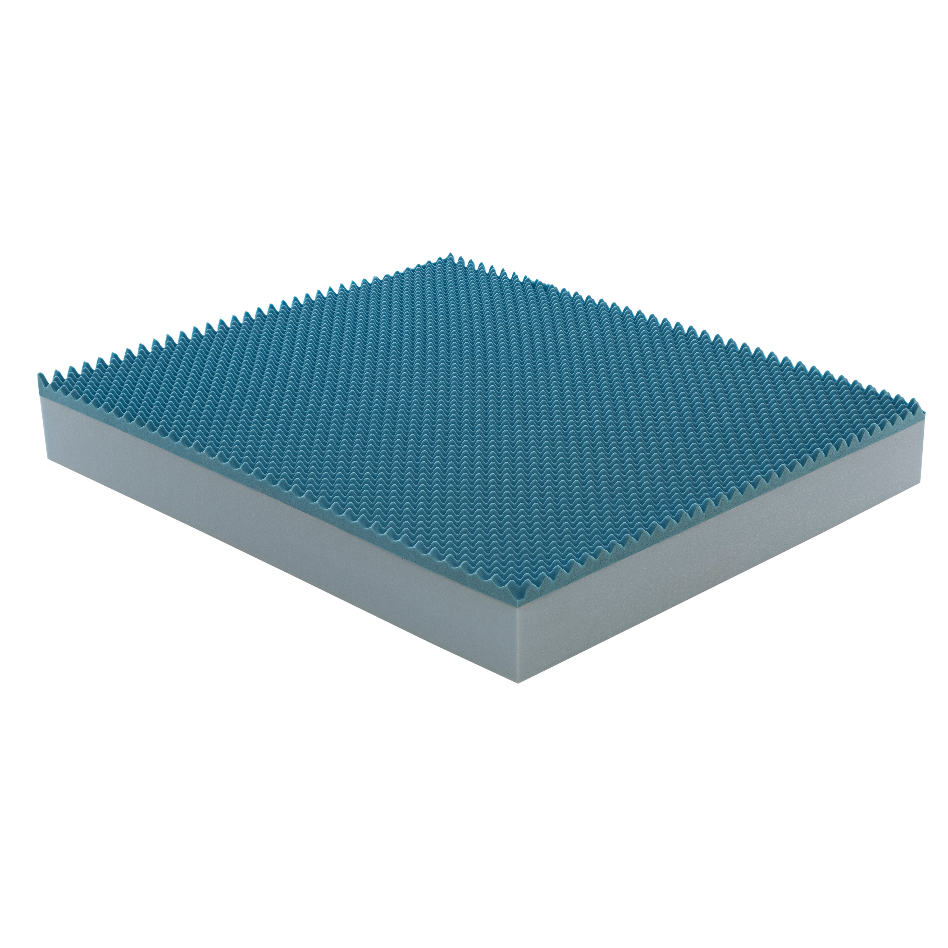 Materasso CLASSIC Ginflex Memory Foam 2 Strati Fisso Tessuto Antiacaro Con Fascia Perimetrale Capitonè