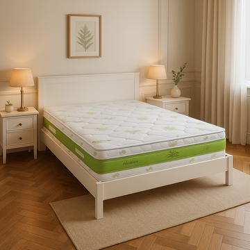 Materasso Waterfoam Tessuto Aloe Vera | Antiacaro - Anallergico - Antibatterico |