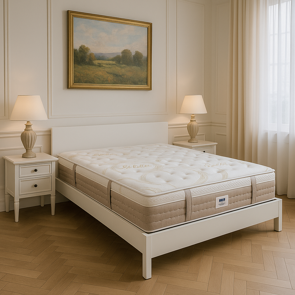 Materasso Memory Foam 4 Strati Sfoderabile Tessuto Biocotton Piazzato H28 Con Fascia Capitonè a Doppia Traspirazione